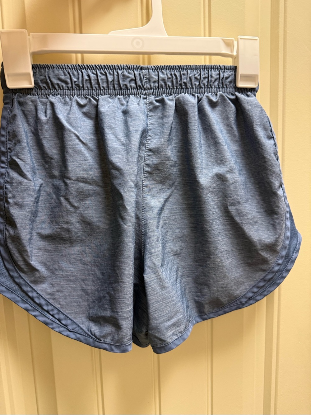 Nike Women’s Blue Athletic Running Shorts - Picture 2 of 3